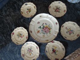 seltenes altes " Luzerner Keramik"  -Geschirr-Set