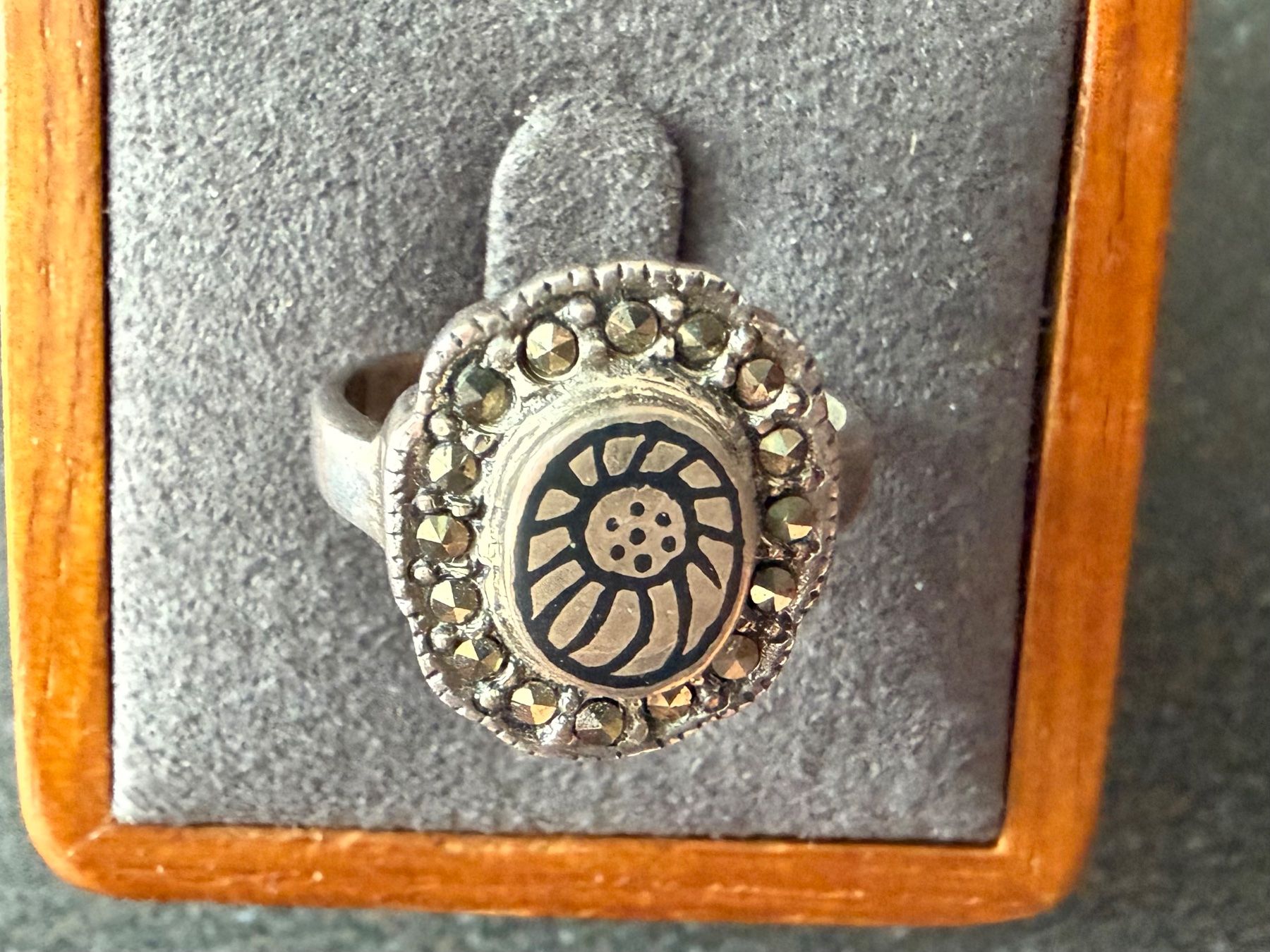 Anelli: Vintage-Ring aus 925er Silber, G.55 – Usato da Lamone venduto da LaCantinaMagica 3