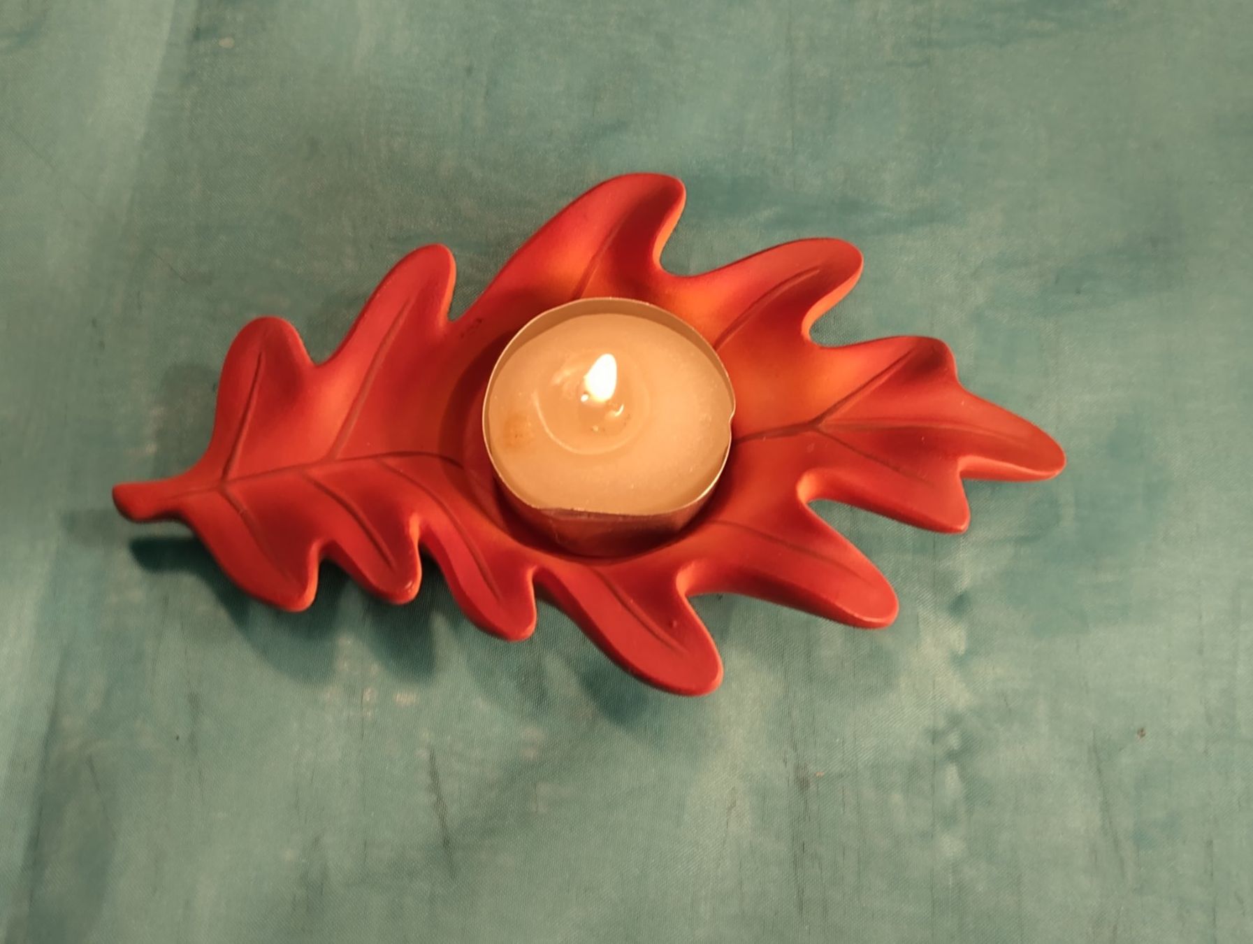 Partylite Portacandele: PartyLite Herbstblatt, Eiche, Teelicht – Nuovo (secondo la descrizione) da Bellach venduto da JingleCherry 3