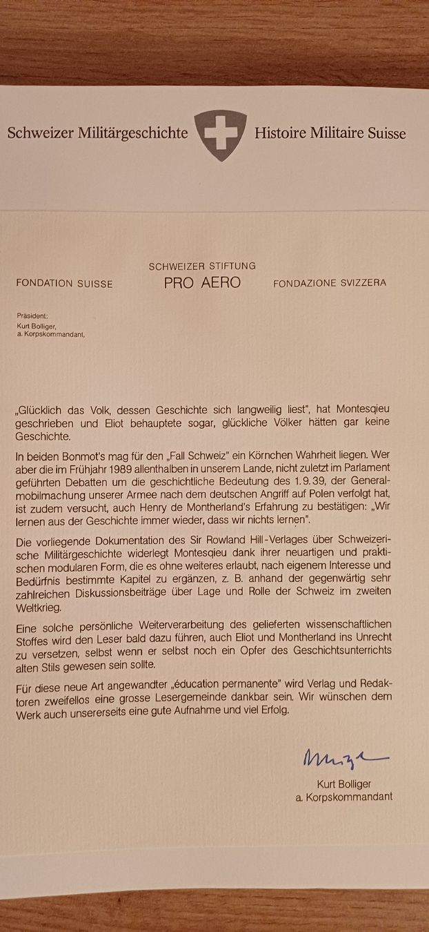 Schweizer Armee Uniformi: Ordner Schweizer Militär Armee – Usato da Grosswangen venduto da Geschenkberatung 2