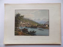 Thun kolorierte Aquatinta
