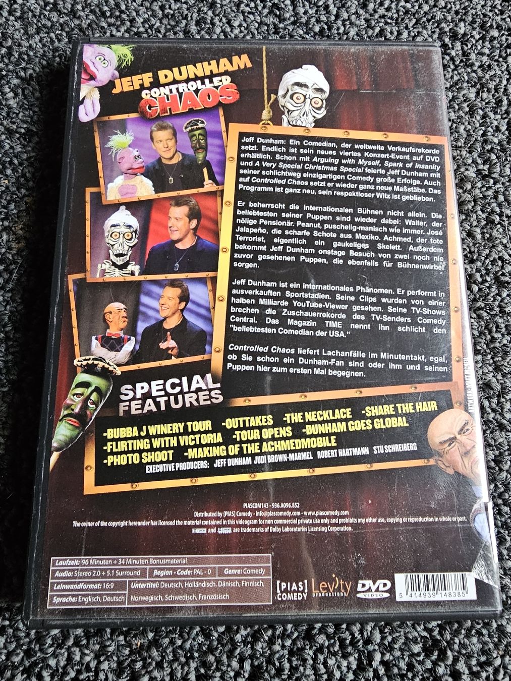 Alle DVDs: Jeff Dunham Controlled Chaos DVD(20522) – Gebraucht aus Ruswil von jan_bxl5 1