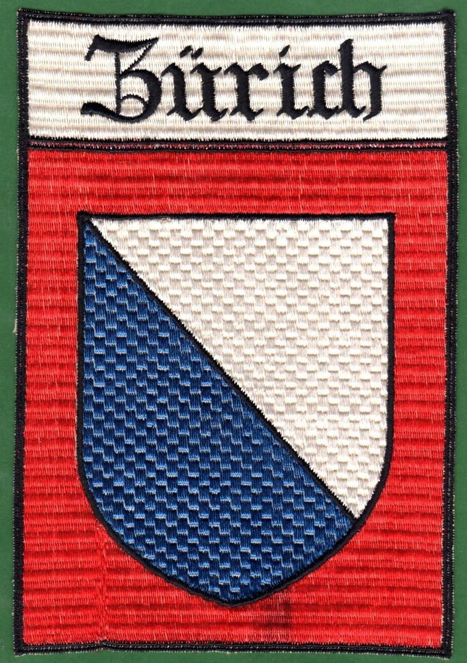Cartoline postali: ZH/ Zürich, altes gesticktes Wappen – Usato da Walzenhausen venduto da Midas17
