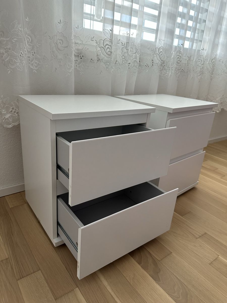 Ikea Comodini: 2 Nachttische weiss ikea – Usato da Niederuzwil venduto da kos_6q68 1