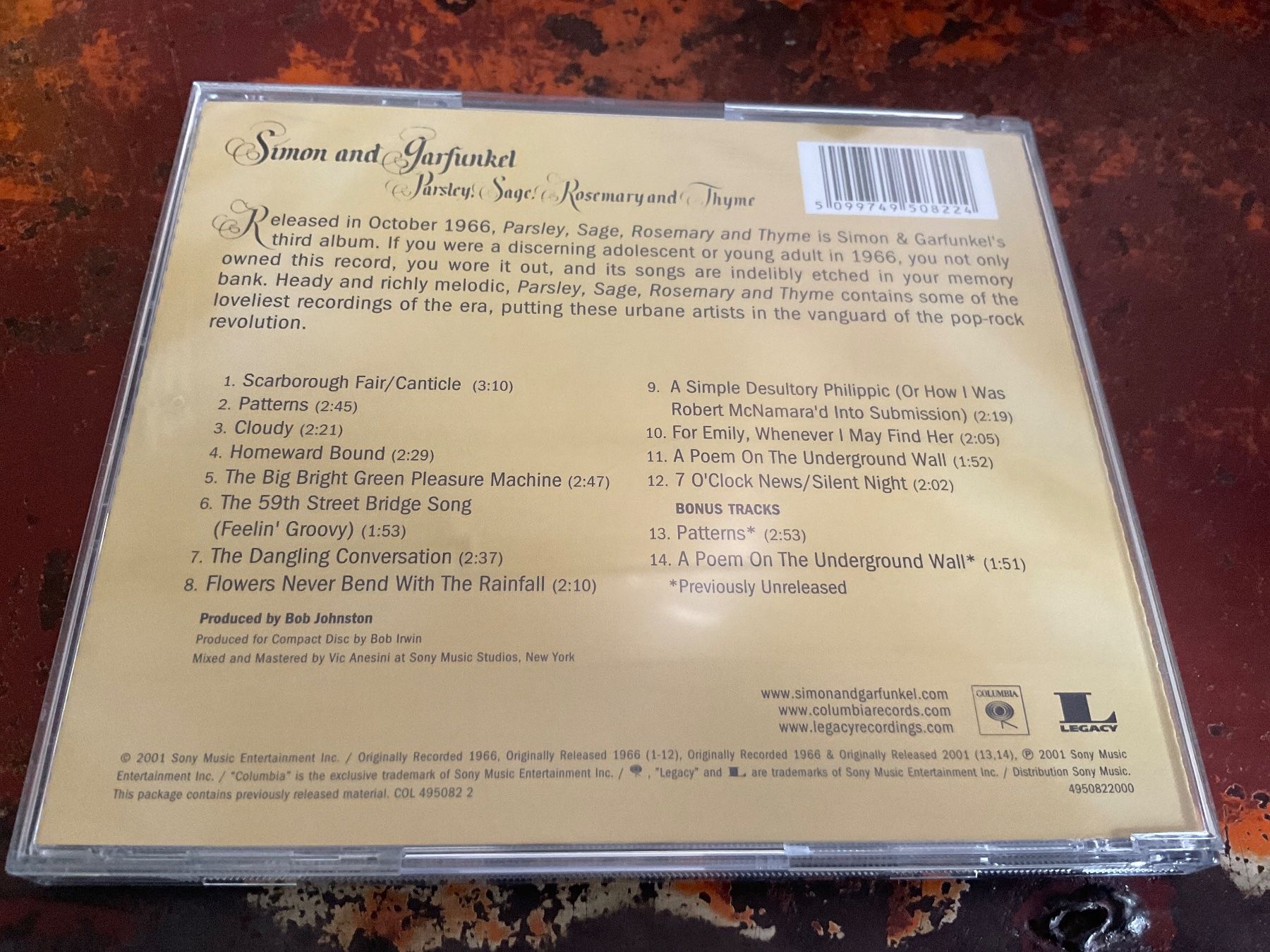 CD: Simon & Garfunkel Parsley… CD – Nuovo (secondo la descrizione) da Delémont venduto da vinylfreak01 1