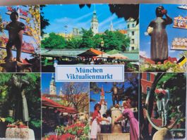 Ansichtskarte München Viktualienmarkt 1994