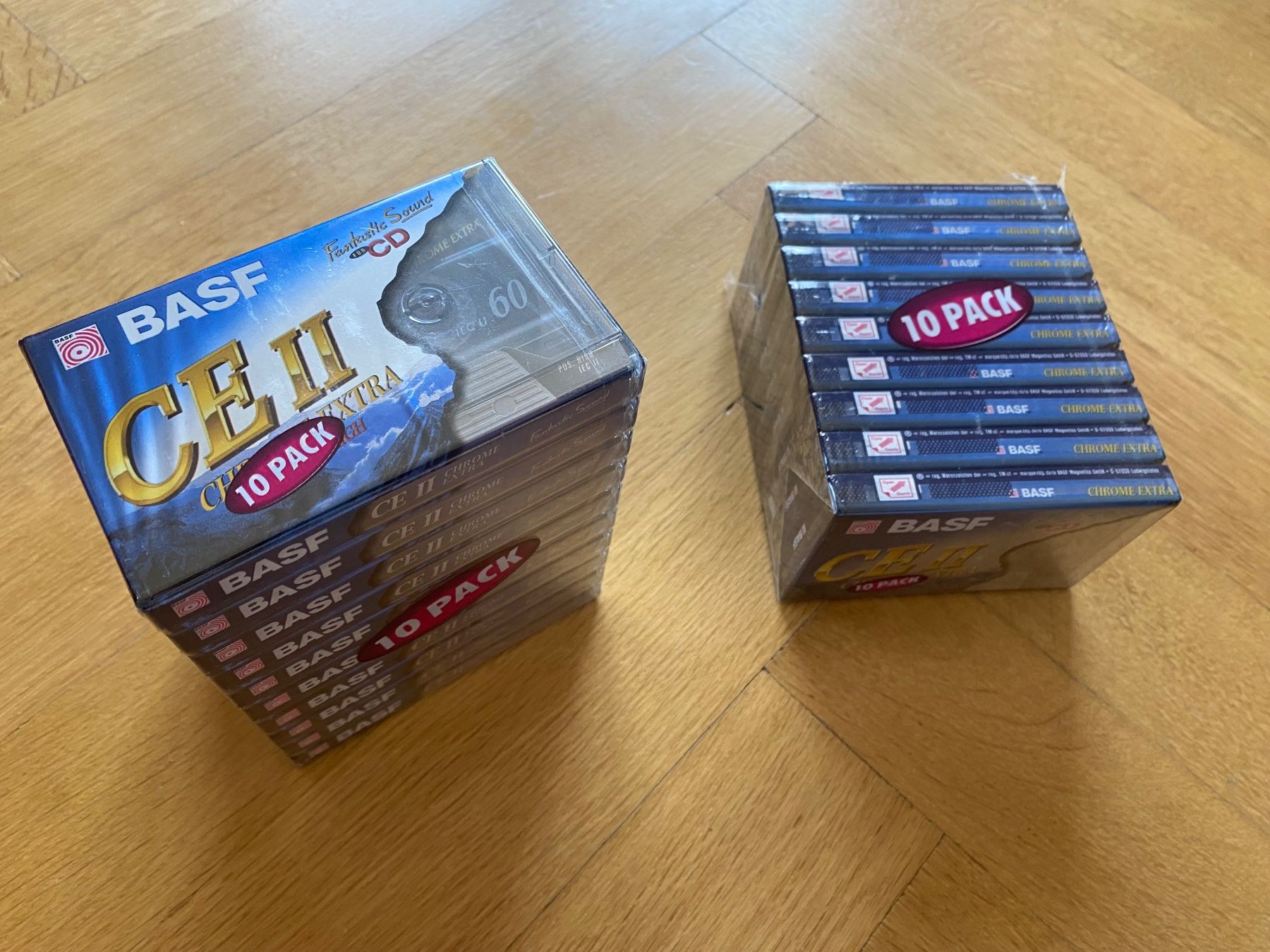 Kompaktkassetten: 19 BASF CE II Chrome Extra Kassetten NOS – Neu (gemäss Beschreibung) aus Grenchen von Vintagewatchoverdose 1
