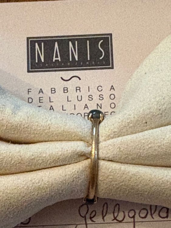 Anelli: RING 18K GOLD MIT BLAUEN TOPASEN – Usato da Zürich venduto da STYLEHAUS 3