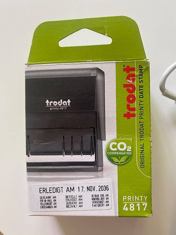 Timbri: Trodat Datums-Stempel – Nuovo e nell'imballaggio originale da Grossaffoltern venduto da -wabi-sabi