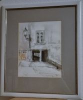 Aquarell-Bild mit Rahmen, 45.5x53 cm