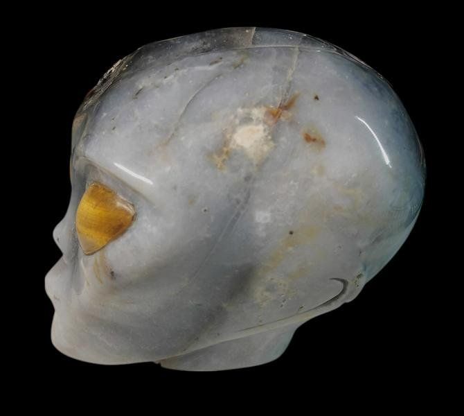 Mineralien & Heilsteine: Alien Skull Black Agate – Neu (gemäss Beschreibung) aus Walenstadt von vkt_qc8d 3