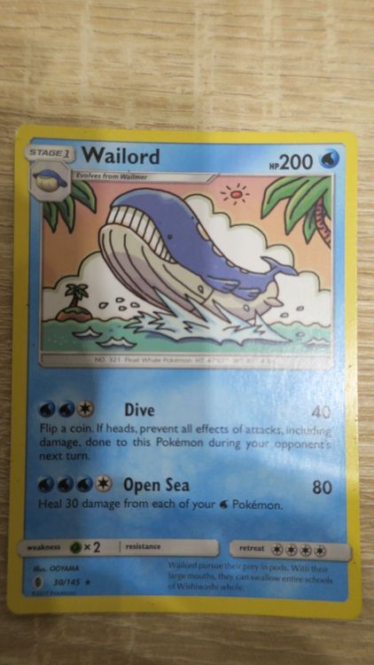 Pokemon 146 Stk. z.Bsp.Wailord ex 250kp 10