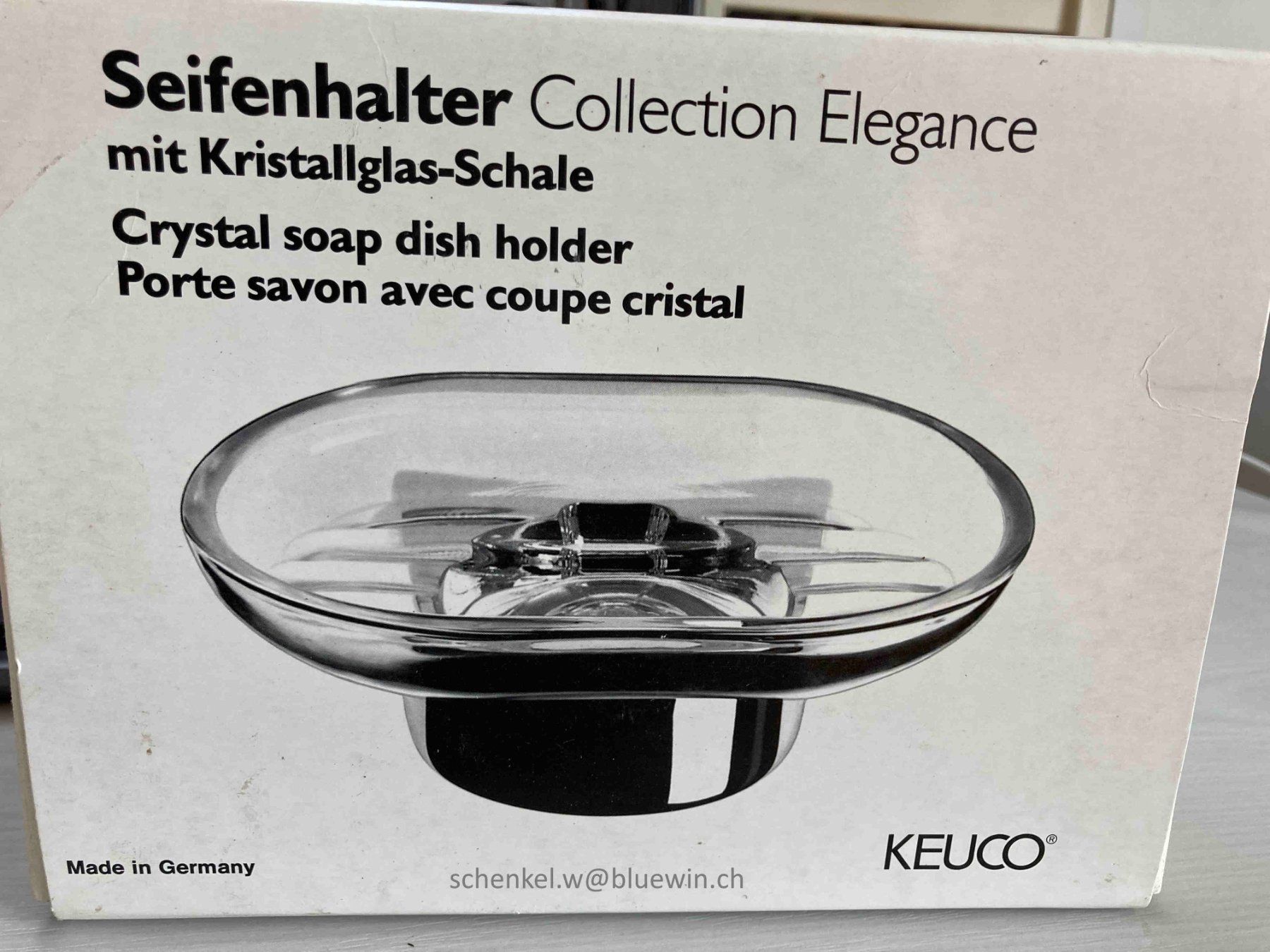 Keuco Portasapone: Seifenhalter Elegance neu – Nuovo e nell'imballaggio originale da Wiesendangen venduto da wschenkel