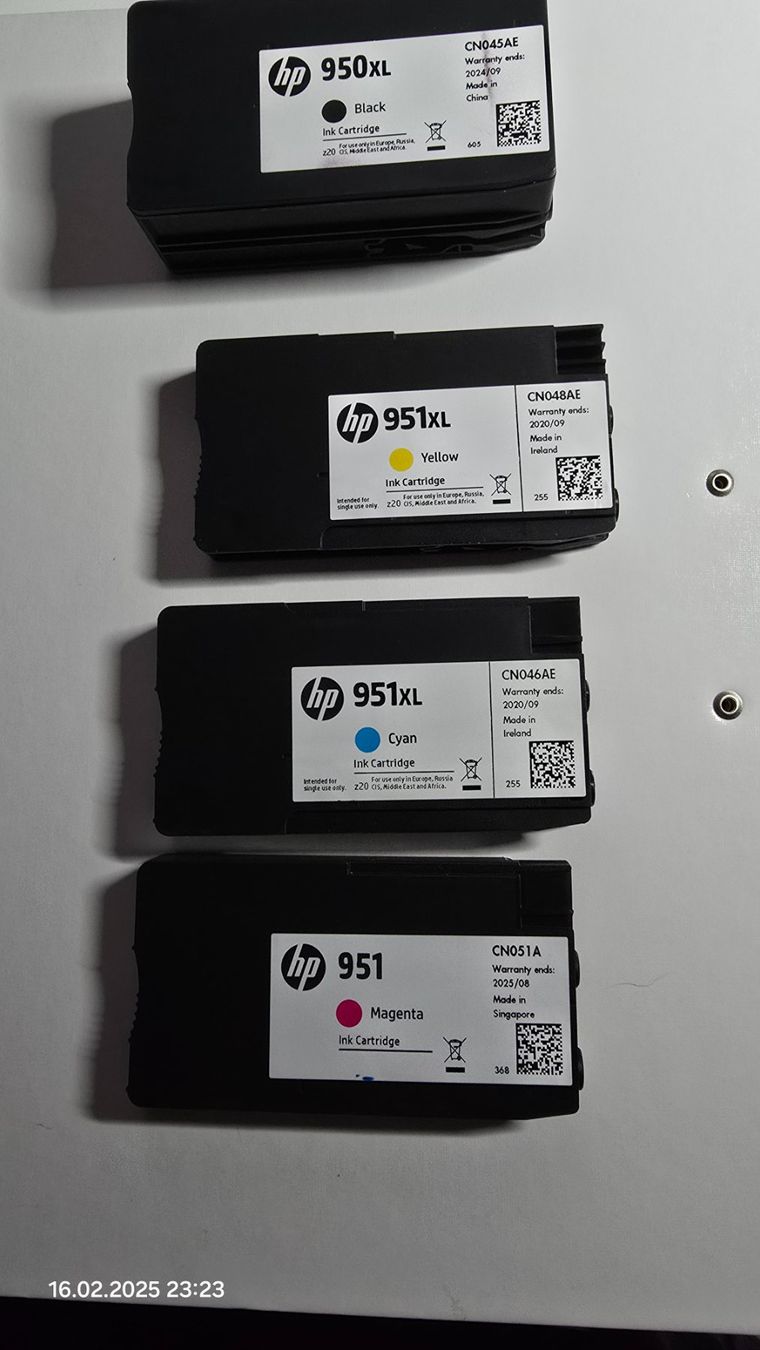 Hewlett Packard Druckerpatronen & Toner: HP-Druckerpatronen 950 + 951, Original – Neu (gemäss Beschreibung) aus Langenthal von Nriver 1