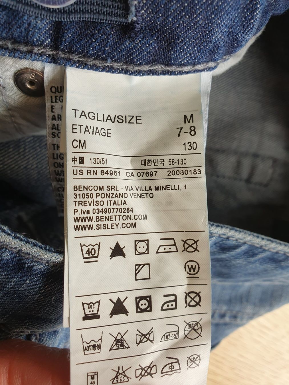 Benetton Vestiti & Gonne: Benetton Jeans Rock Gr. 130 – Usato da Villars-sur-Glâne venduto da richardette 4