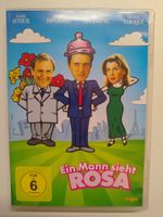 Ein Mann sieht rosa