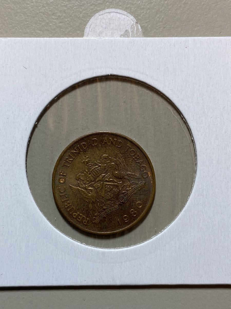 Alle Münzen: Trinité et Tobago - 5 cents - 1980 – Gebraucht aus Payerne von Mike1682 1