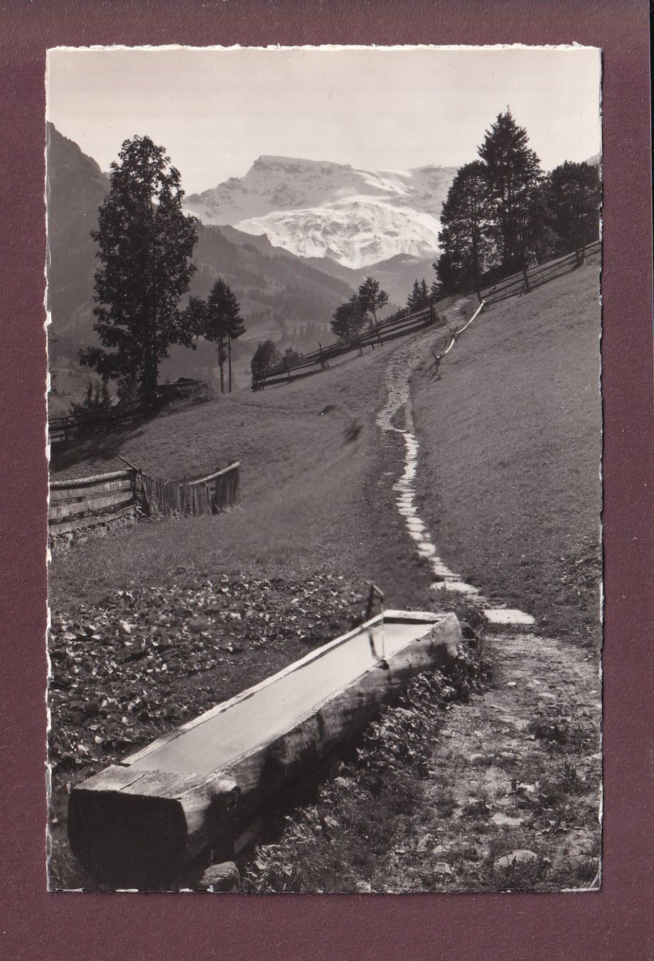 Ansichtskarten: Bei Adelboden - WILDSTRUBEL - 1950 – Gebraucht aus Pully von nicecards