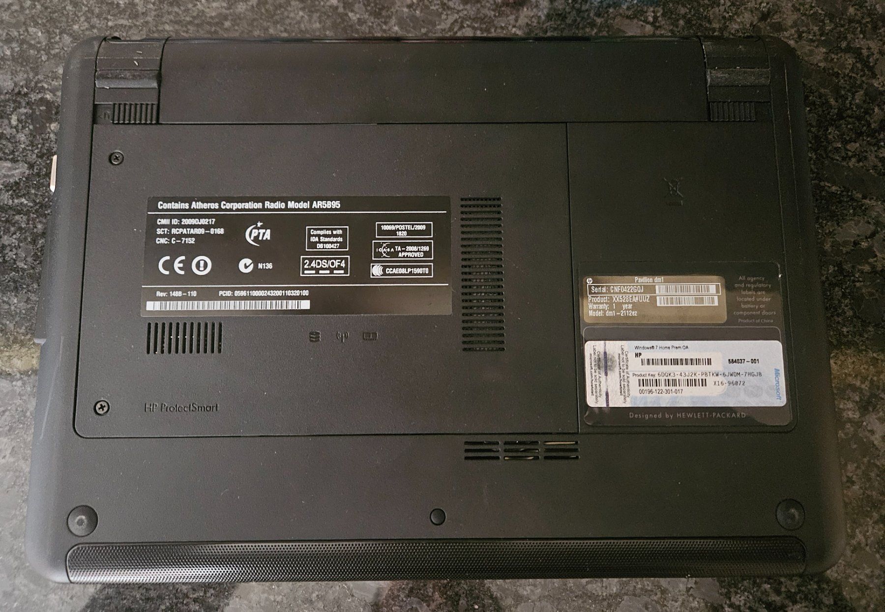 Notebook: Laptop HP mit windows 7 + Programme funktioniert einwandfrei – Usato da Obermumpf venduto da joachim75098 1