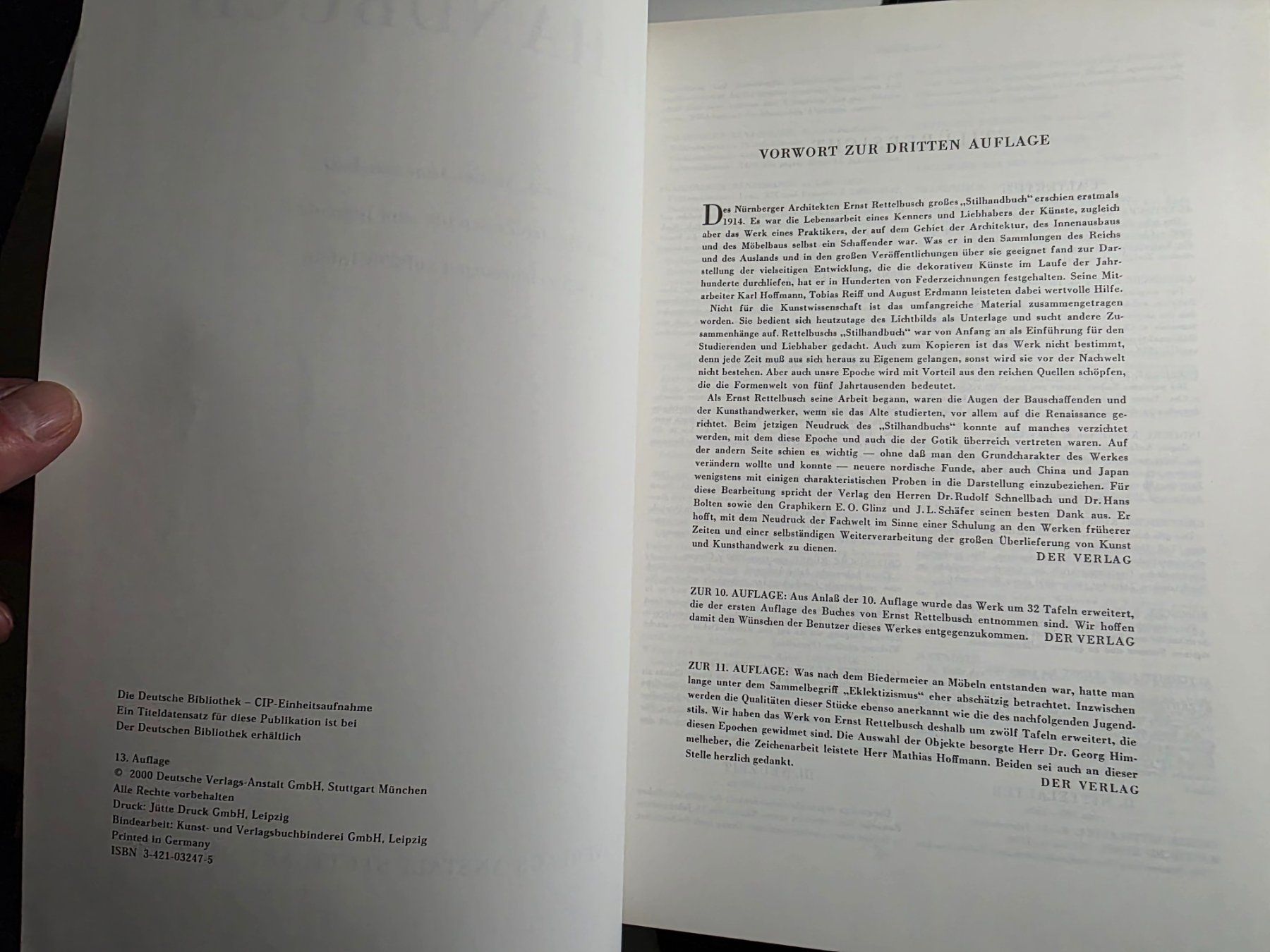 Libri: Stilhandbuch - Ernst Rettelbusch - DVA 2000 – Usato da Walterswil BE venduto da Lonitti 1