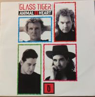 Vinyl-Single Glass Tiger - Animal & Heart