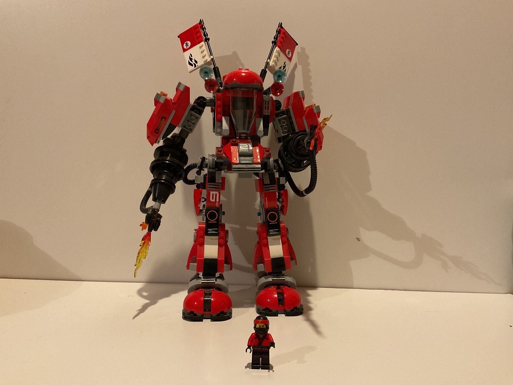 Lego Spielzeuge: Lego Ninjago Kay‘s Fire Mecha – Gebraucht aus Zimmerwald von bsas100 4