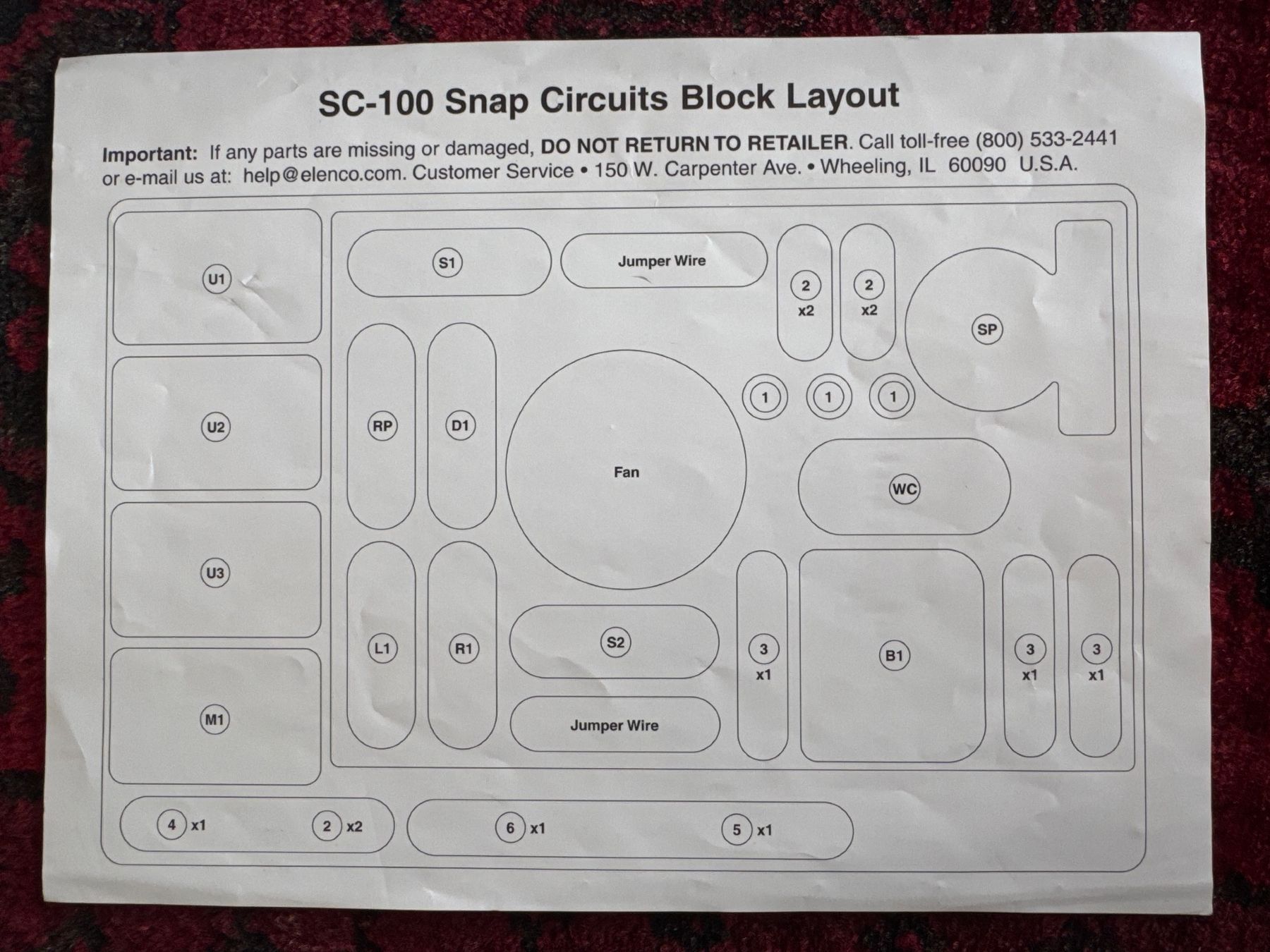 Giocattoli: Elenco, Electronic Snap Circuits, SC-100 – Usato da Herrliberg venduto da sale4you01 4