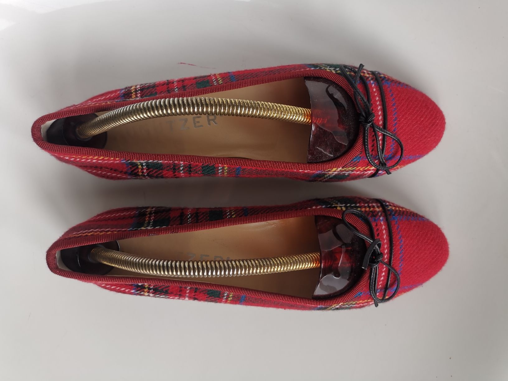 Scarpe da donna: Unützer Ballerina, Karo – Usato da Uerikon venduto da pink_flamingo