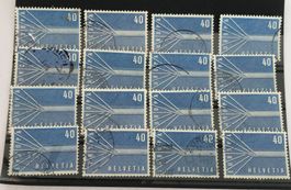 Nr.333 mit Stempel Einsteckkarte Voll