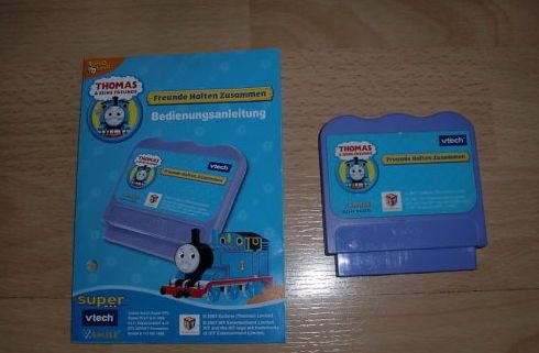 Vtech Spiele: V-Smile; V-tech Spiel "Thomas und seine Freunde" – Gebraucht aus Wagenhausen von M.Sieg