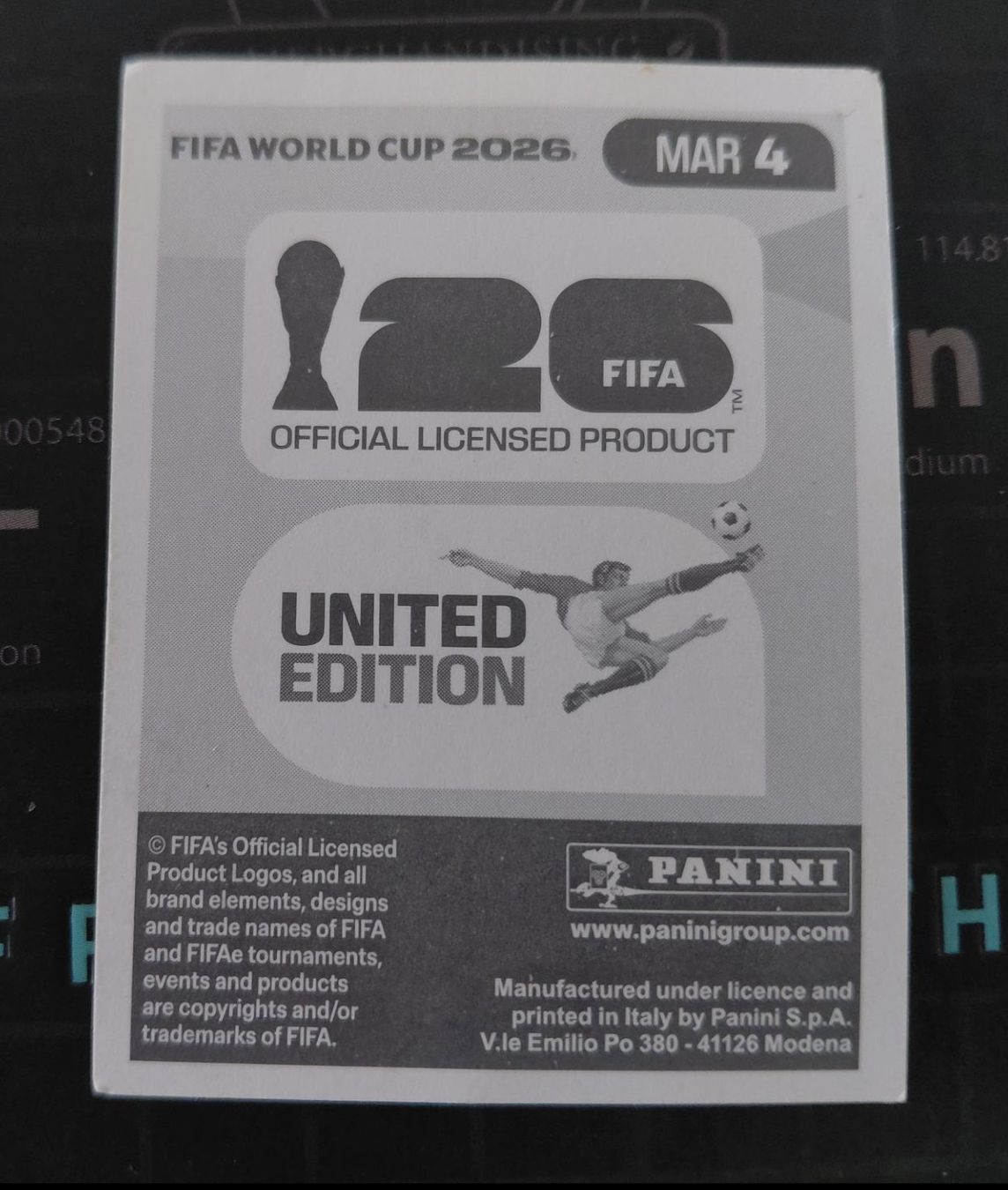 Panini Sammelbilder & Trading cards: MAR4 HAKIMI Panini – Neu und originalverpackt aus Gümligen von yzi_5kls 1