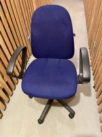Blauer Bürostuhl, Made in Germany, wie neu!