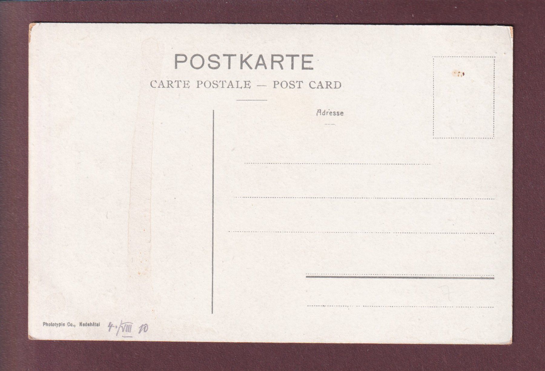 Ansichtskarten: ST. BEATENBERG - Thunersee – Gebraucht aus Pully von nicecards 1