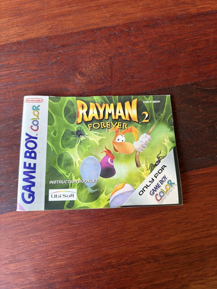 Giochi: Rayman 2 Forever Anleitung - Gameboy Color – Usato da Baden venduto da tob_t8gw