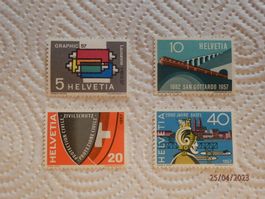 Serie 1957 ungebraucht ( ** ) Zst.Nr.328 bis 331, Kat. 9.00