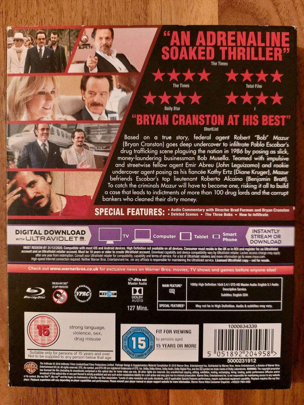 Tutti i DVDs: Blu Ray - The Infiltrator – Usato da Rheinfelden venduto da FilmAuktion 1