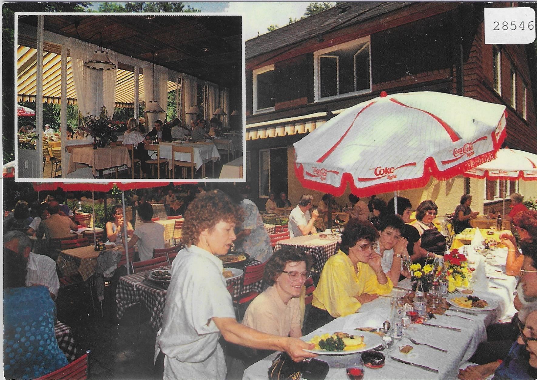 Cartoline postali: Zürich - Restaurant Degenried – Usato da Ettingen venduto da Kartenplanet