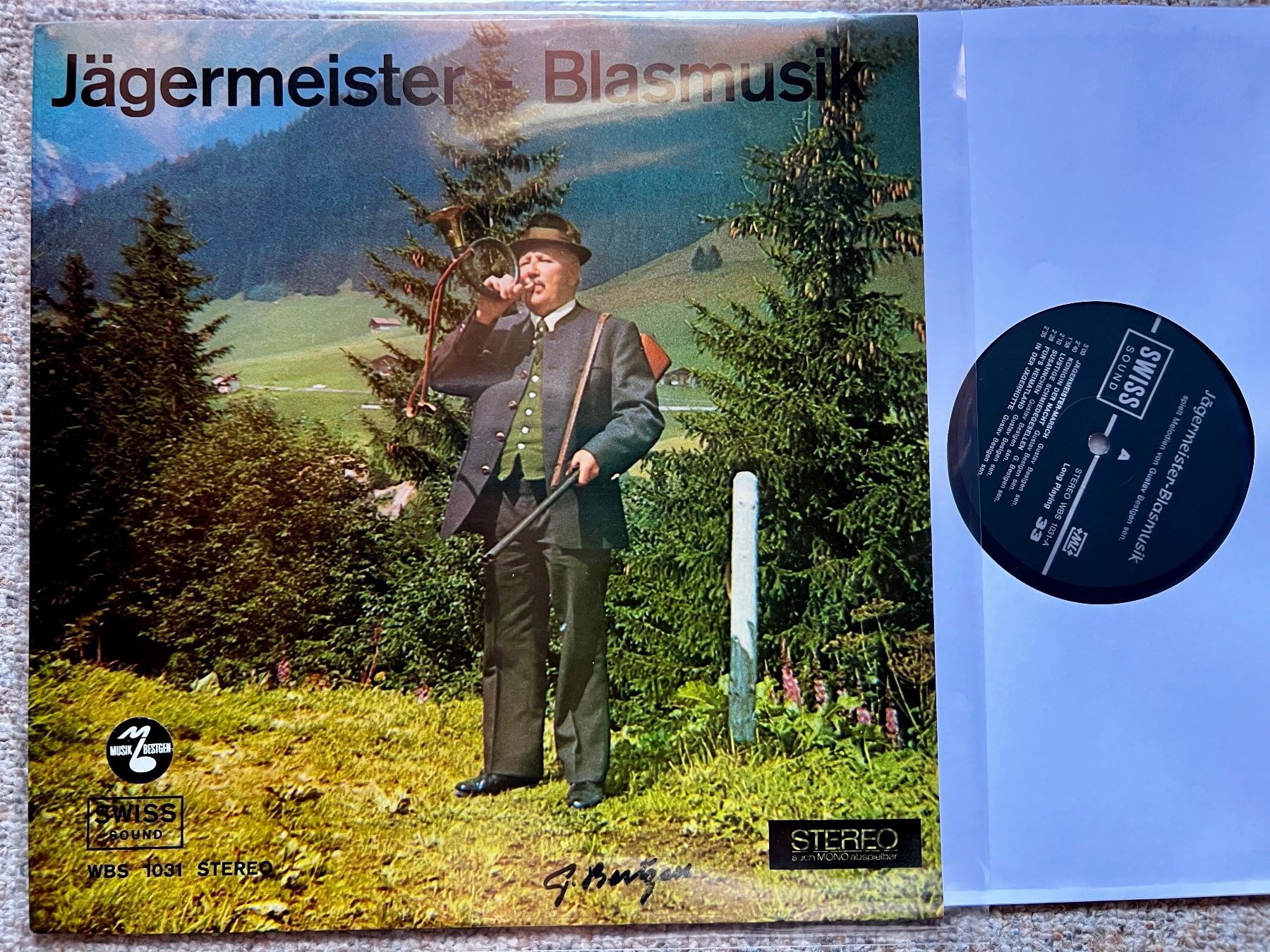 Dischi in vinile: Jägermeister - Blasmusik- LP GEWASCHEN – Usato da Unterseen venduto da vinylmore