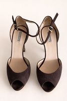 Giorgio Armani Wildleder-Sandalen in Schokoladenbraun