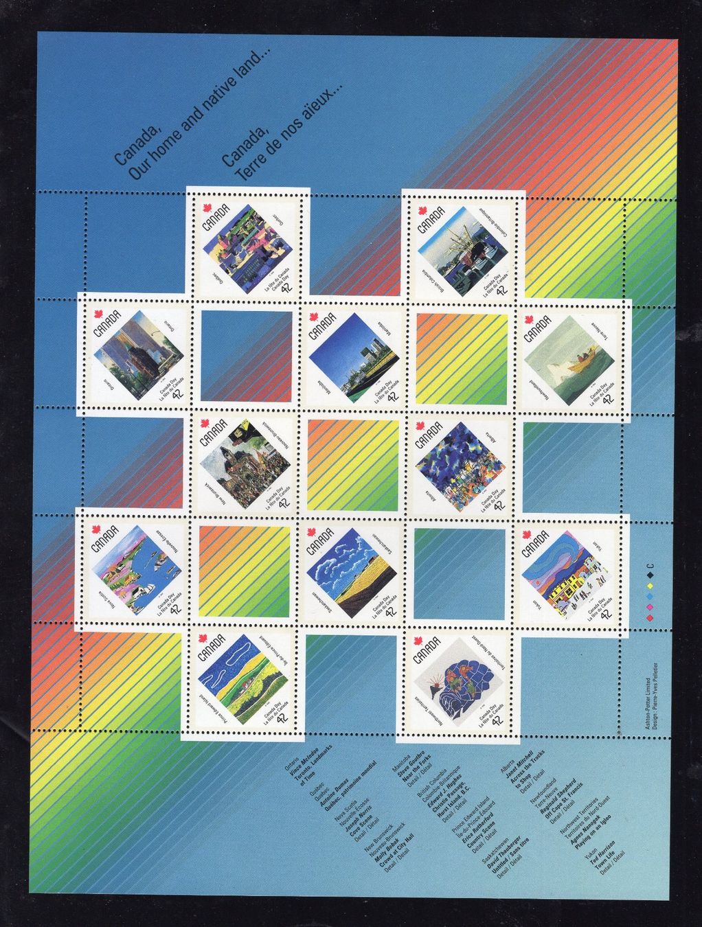 Alle Briefmarken: R6424  /  CANADA 1992 neuf XX – Neu (gemäss Beschreibung) aus Ste-Croix von MONT-TAGNAC