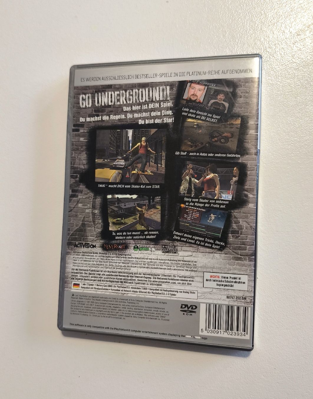 Sony Giochi: Tony Hawk's Underground PS2 - Ottimo stato! – Usato da Sevelen venduto da dun_vs7w 1
