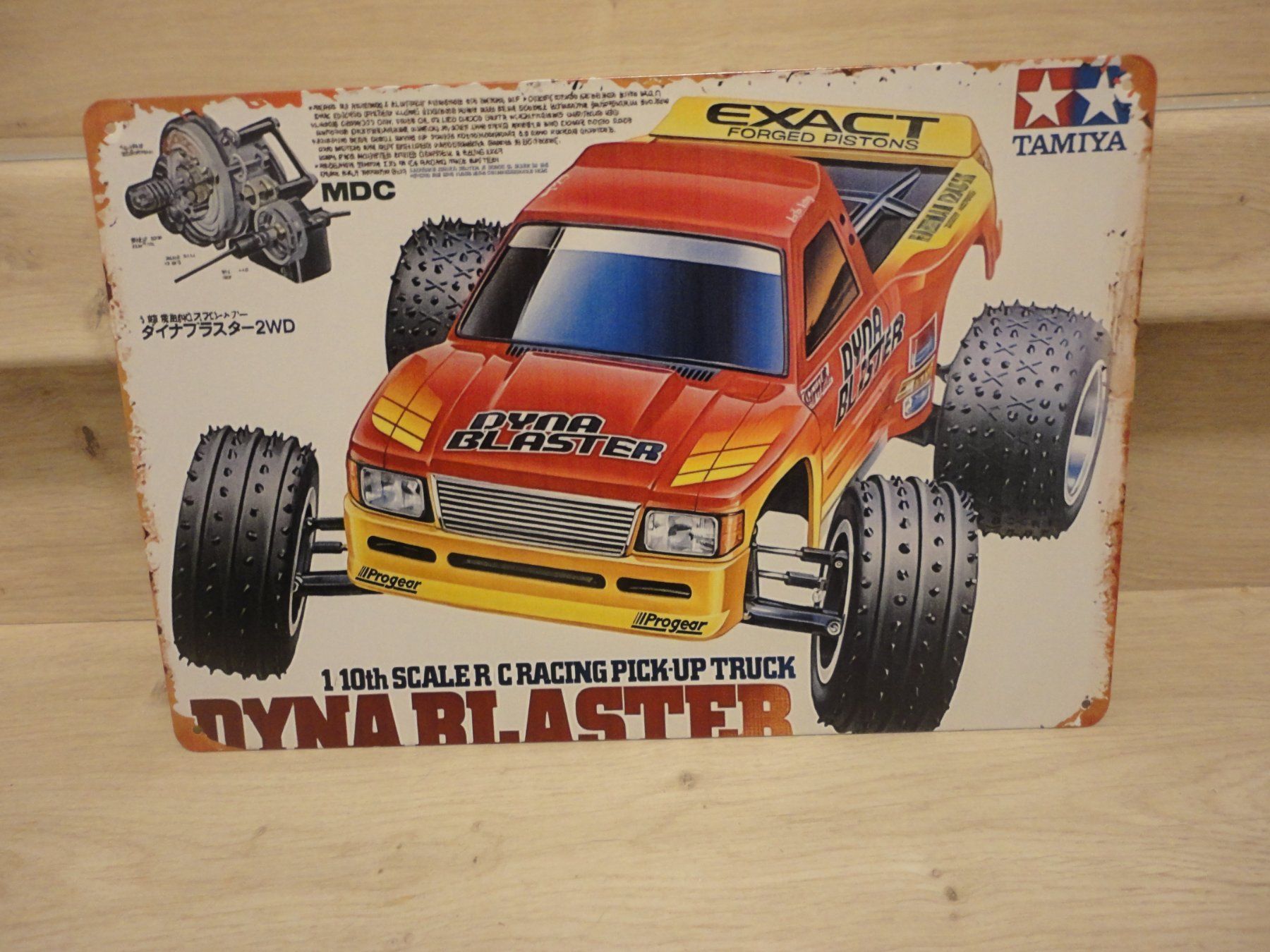 Modellismo RC: Blechschild, cooler Hingucker! Retro! – Nuovo e nell'imballaggio originale da Horgen venduto da RcModell 2