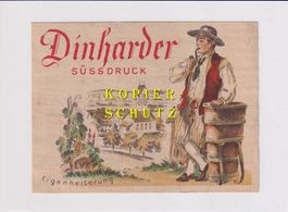 Etikette für Wein - Dinharder Süssdruck /bd