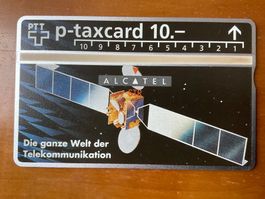 Taxcard 307L_49480 Alcatel Satellit ungebraucht 725 Ex
