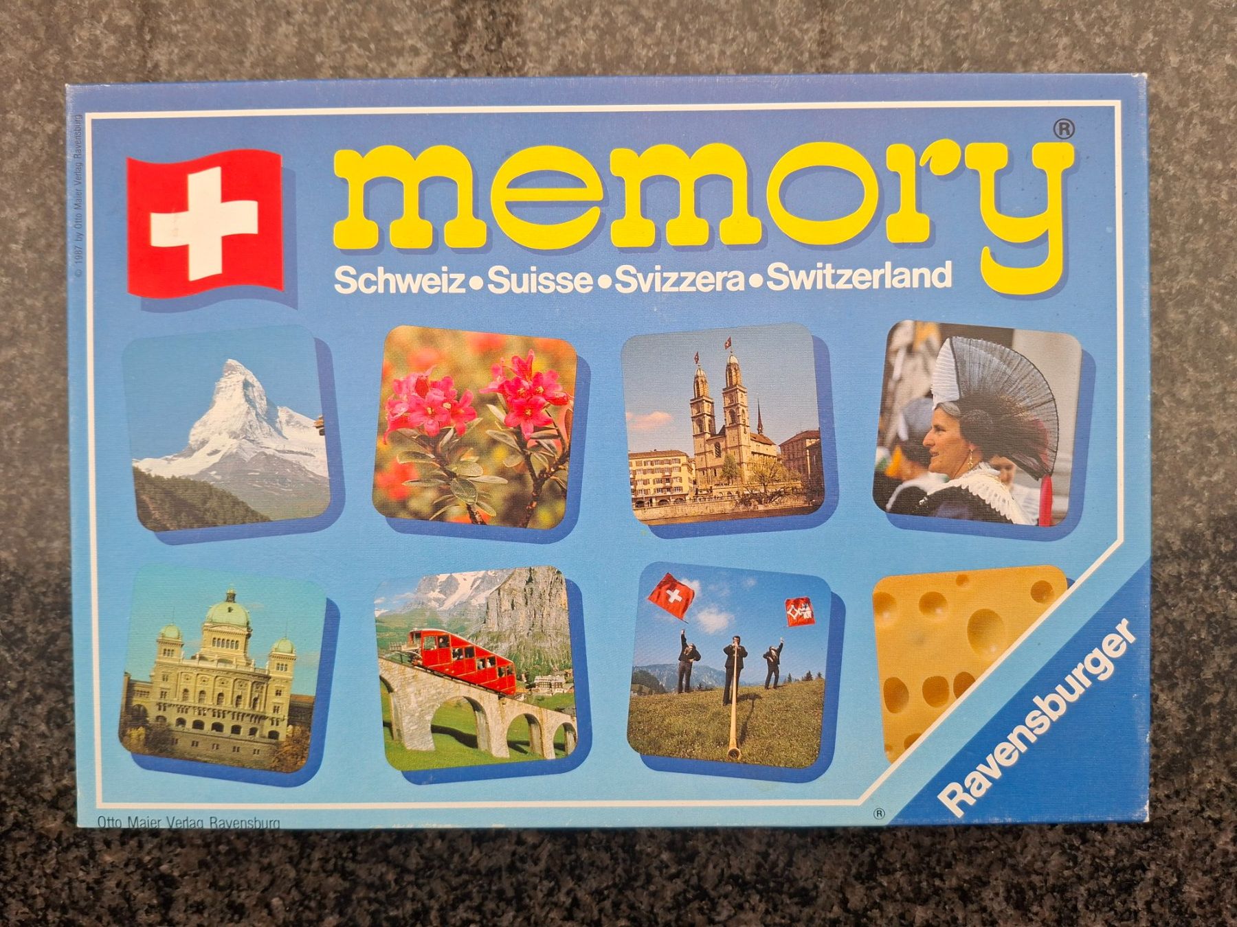 Ravensburger Jeux: Ravensburger; Memory Schweiz / 98-teilig – D'occasion à Boniswil par Totomat-Lady2