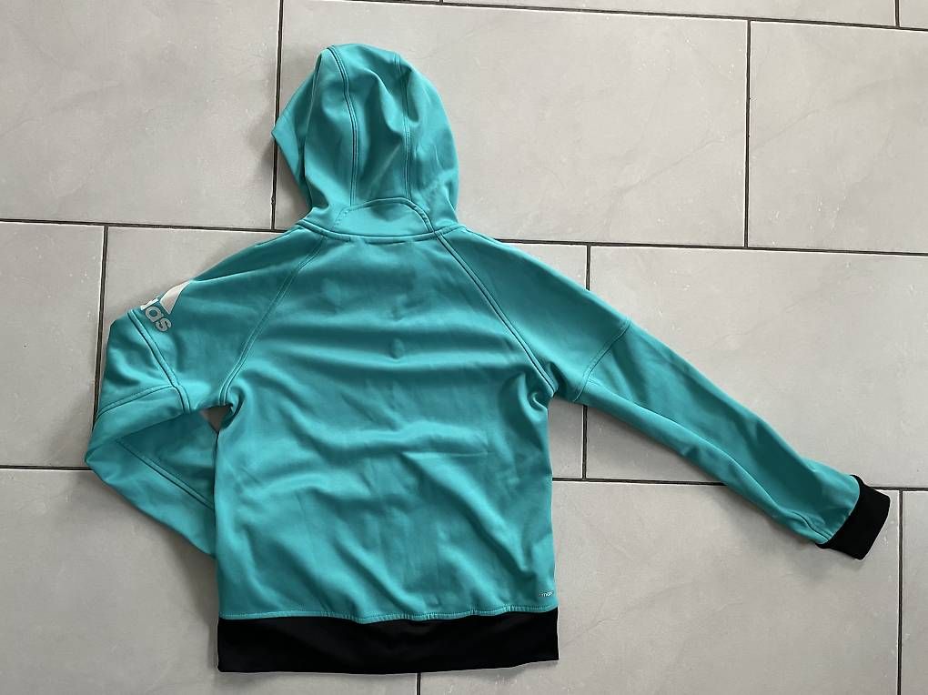 Giacche: Adidas Trainerjacke türkis, Grösse 152 – Usato da Möriken AG venduto da nipamijule 1