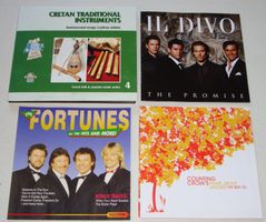 4CD's - the Fortunes, Il Divo, the best of Counting Crows &