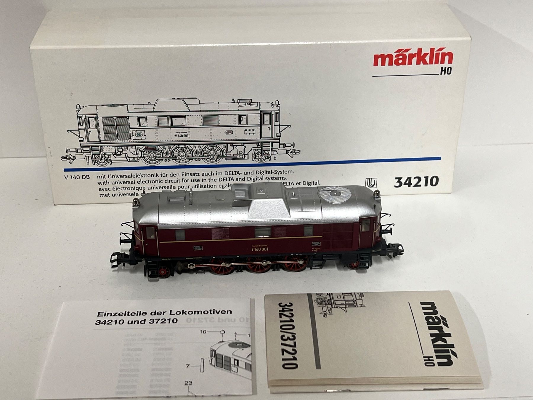 Märklin Modellini di ferrovie: Märklin 34210 V 140 DB   AC Digital H0 – Usato da Geroldswil venduto da TopTrain54