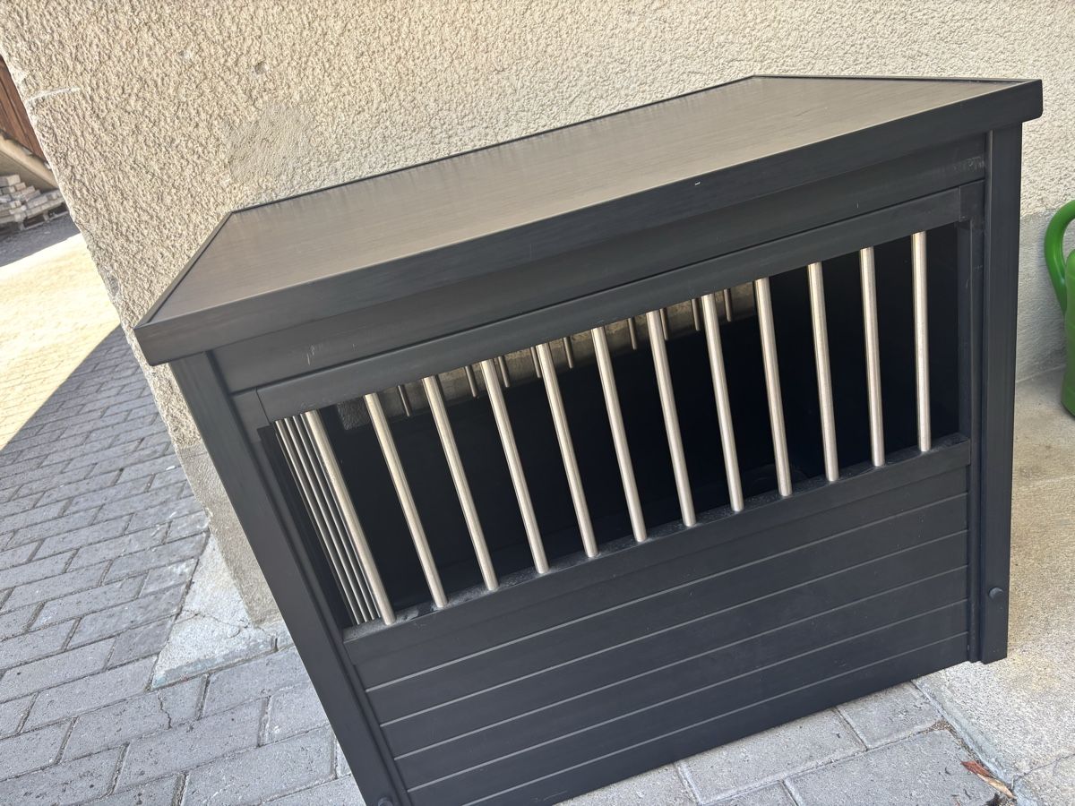 Käfige, Transport & Sicherheit: Hundebox Hundekäfig ECOFLEX schwarz gebraucht – Gebraucht aus Meiringen von Pumukl2 1