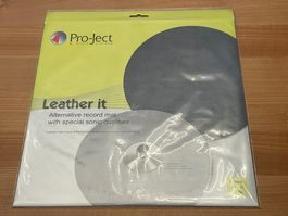 PRO-JECT PLATTENTELLER-AUFLAGE AUS LEDER - TOP!